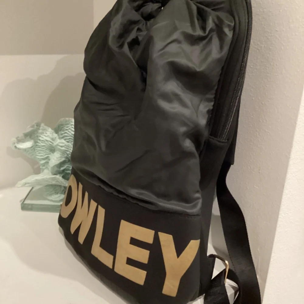 Cynthia Rowley Neoprene and Nylon Backpack Black / Gold Medium